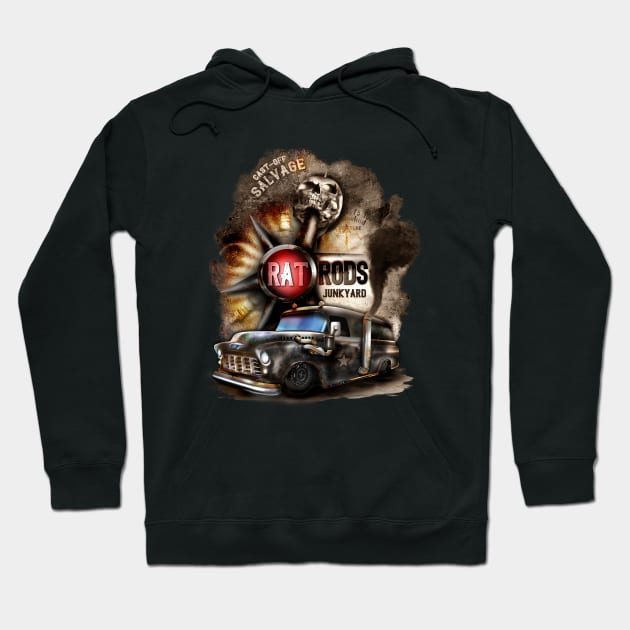 Rat Rods Cast-Offs Hoodie by hardtbonez